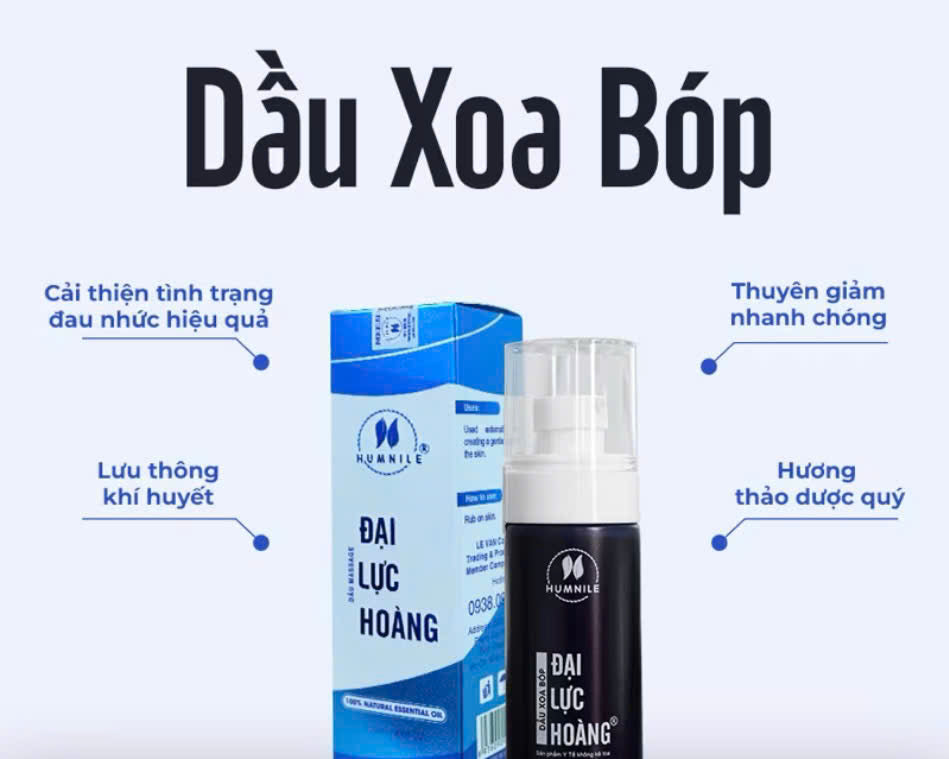 Dầu Xoa Bóp Đại Lực Hoàng - 120ml / 4.05 oz